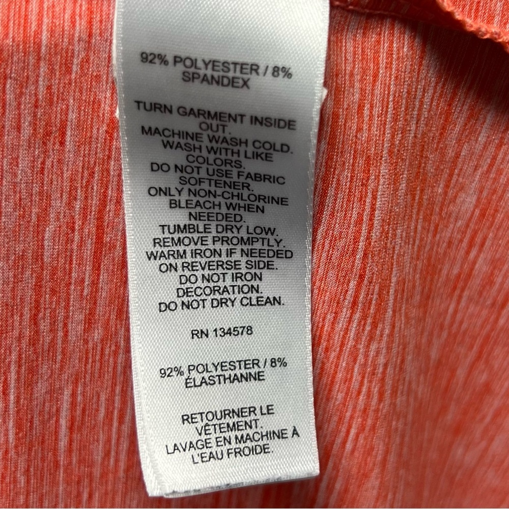 Vineyard Vines Performance Shirt Mens 5XB Orange PoloS tretch Short Sleeve - Picture 8 of 8